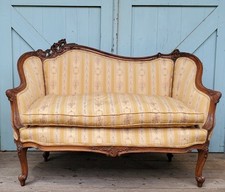 French settee carved for sale  Rockfall