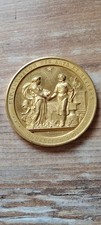 Gilded bronze medal d'occasion  Expédié en Belgium