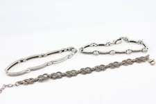 Sterling silver bracelets for sale  LEEDS