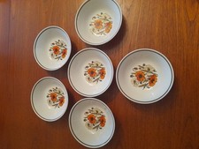 Meakin poppy bowls for sale  BENFLEET