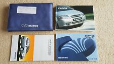Daewoo kalos handbook for sale  DALKEITH