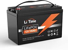 LiTime LiFePO4 100Ah 12V Bateria litowa do solarnego kampera Łódź na sprzedaż  Wysyłka do Poland