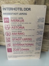 Blechschild ddr interhotel gebraucht kaufen  Duisburg