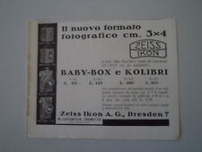Advertising pubblicità 1931 usato  Salerno