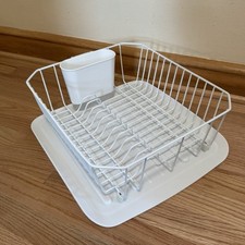 Escorredor de louça Rubbermaid branco rack de secagem 1H92 e bandeja correspondente 118A comprar usado  Enviando para Brazil