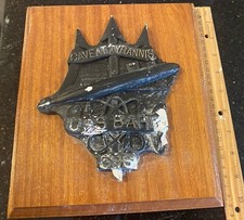 Vintage plaque uss for sale  North Haven