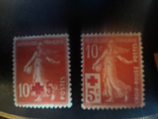 1914 timbre semeuse d'occasion  Louargat