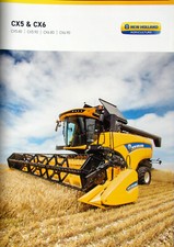 New Holland CX5 & CX6 2023  brochure harvester combine comprar usado  Enviando para Brazil