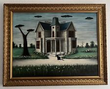 GERTRUDE ABERCROMBIE PINTURA ÓLEO SOBRE MASONITE ARTE AMERICANA ARTE SURREALISTA ANTIGA comprar usado  Enviando para Brazil