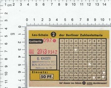 Alter lottoschein berliner gebraucht kaufen  Frankfurt (Oder)