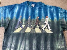 Camisa 1997 The Beatles XL Abbey Road Tie Dye Apple Band turnê concerto Lennon vintage comprar usado  Enviando para Brazil