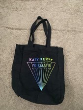 Bolsa tote Katy Perry Prismatic World Tour lona preta concerto 2014  comprar usado  Enviando para Brazil