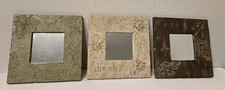 Conjunto de 3 Penduradores de Parede Espelhados DREAM GROW INSPIRE Pedra Gravada Jardim Rústico 6x6 comprar usado  Enviando para Brazil