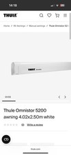 Thule omnistor awning for sale  BUCKINGHAM