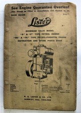 Lister overhead valve for sale  LEICESTER