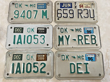 Motorcycle license plates d'occasion  Expédié en Belgium