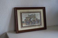 Tableau gravure aquarelle d'occasion  Courcy