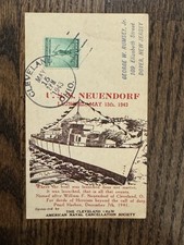 Capa naval USS Neuendorf de-200 1943 cachet de lançamento Cleveland, OH comprar usado  Enviando para Brazil