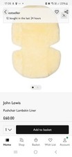 John lewis sheepskin for sale  WOODFORD GREEN