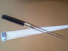 Usado, Palitos de aço inoxidável ARITSUGU Moribashi 165 mm madeira de ébano Kokutan Chef comprar usado  Enviando para Brazil