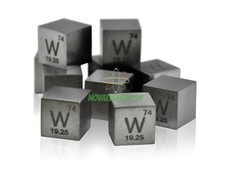 Używany, Tungsten Metal Cube, Tungsten Element Sample, Tungsten 10mm Cube 99.95% Pure na sprzedaż  Wysyłka do Poland