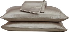 Fronha de cetim Style 204, Mocha, pacote com 2, padrão, usado comprar usado  Enviando para Brazil