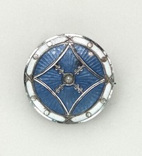 Emaille brosche 835 gebraucht kaufen  Münster