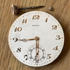 Movado pocket watch for sale  LONDON