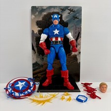Boneco de ação 2022 Marvel Legends 20º aniversário Capitão América quase completo comprar usado  Enviando para Brazil