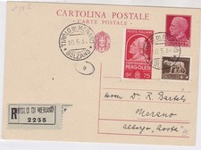 Intero postale regno usato  Palermo