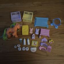 Lote de Reemplazo Accesorios Muebles Bebé Guardería Canción de Cuna Vintage G1 My Little Pony segunda mano  Embacar hacia Mexico