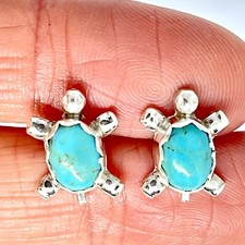 Natural turquoise turtle d'occasion  Expédié en Belgium