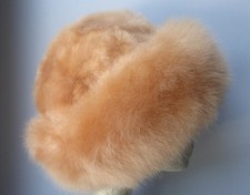 Chapéu de pele de alpaca luxuoso peruano bege - Chapéu cossaco - Tamanho adulto (23,5 pol. ao redor) comprar usado Chapéu de pele de alpaca luxuoso peruano bege - Chapéu cossaco - Tamanho adulto (23,5 pol. ao redor) comprar usado  Enviando para Brazil