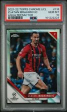 2021 Topps Chrome UCC Zlatan Ibrahimovic refrator AQUA #'d/199 PSA 10 GEM ACM comprar usado  Enviando para Brazil