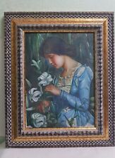 Quadro dama dipinto usato  Palermo