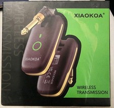 XIAOKOA conjunto receptor transmissor de guitarra sem fio recarregável 7 canais comprar usado XIAOKOA conjunto receptor transmissor de guitarra sem fio recarregável 7 canais comprar usado  Enviando para Brazil