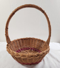 Vintage rattan basket for sale  Mishawaka