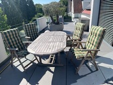 Teakholz stühle tisch gebraucht kaufen  Kempen