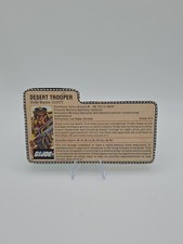 1985 Hasbro GI Joe Dusty Desert Trooper cartão de arquivo comprar usado  Enviando para Brazil