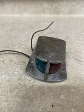 Usado, Luz de arco vintage para barco, lente de navegação verde/vermelha 6375-02 deck/6375-52 parafuso prisioneiro perfeito estado comprar usado  Enviando para Brazil