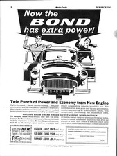 1963 advert bond for sale  SIDCUP