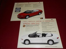 1997 chrysler sebring for sale  Greencastle