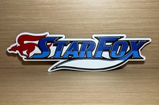 BIG SIZE - Cartel Logo StarFox Star fox madera - Display pared Starwing SNES, usado comprar usado  Enviando para Brazil