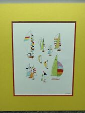 Sailboat watercolor artist for sale  Drain