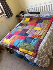 Handmade patchwork quilt for sale  SHREWSBURY