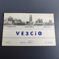 Canadá. Carrinho de rádio de ondas curtas. Toronto. Ontário. -1958, usado comprar usado  Enviando para Brazil