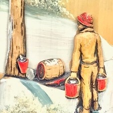 Dipinto olio legno usato  Spedire a Italy
