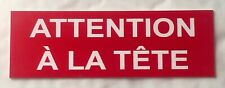 Plaque panneau attention d'occasion  Rougemont