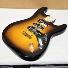 Guitarra 2014 Fender 60th Anniversary American Deluxe Strat Ash BODY Sunburst EUA comprar usado  Enviando para Brazil