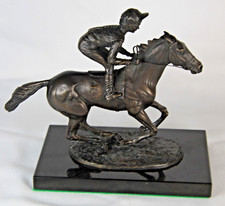 Horse jockey bronze for sale  PWLLHELI